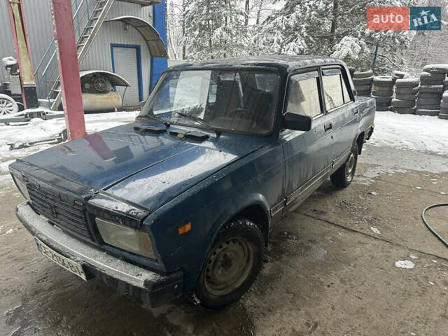 Синий ВАЗ 2107, объемом двигателя 1.45 л и пробегом 100 тыс. км за 750 $, фото 1 на Automoto.ua