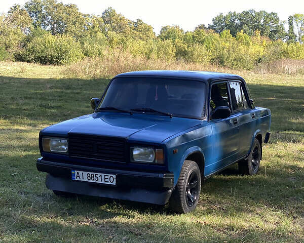 Синий ВАЗ 2107, объемом двигателя 1.57 л и пробегом 81 тыс. км за 900 $, фото 1 на Automoto.ua