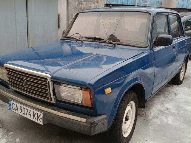 Синий ВАЗ 2107, объемом двигателя 1.5 л и пробегом 57 тыс. км за 632 $, фото 1 на Automoto.ua