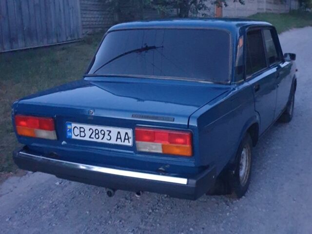 Синий ВАЗ 2107, объемом двигателя 6 л и пробегом 31 тыс. км за 1614 $, фото 1 на Automoto.ua