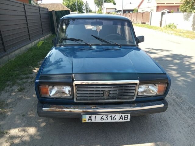 Синій ВАЗ 2107, об'ємом двигуна 1.5 л та пробігом 67 тис. км за 628 $, фото 1 на Automoto.ua