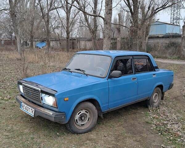 Синий ВАЗ 2107, объемом двигателя 1.5 л и пробегом 76 тыс. км за 1150 $, фото 1 на Automoto.ua