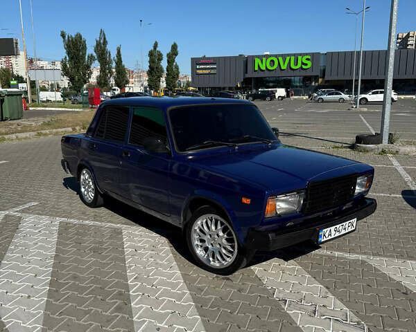 Синий ВАЗ 2107, объемом двигателя 1.5 л и пробегом 85 тыс. км за 1799 $, фото 1 на Automoto.ua