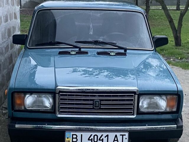 Синий ВАЗ 2107, объемом двигателя 1.5 л и пробегом 79 тыс. км за 1204 $, фото 1 на Automoto.ua
