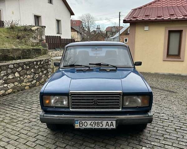 Синий ВАЗ 2107, объемом двигателя 0.15 л и пробегом 170 тыс. км за 2300 $, фото 1 на Automoto.ua