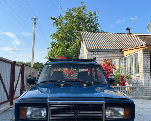 Синий ВАЗ 2107, объемом двигателя 1.5 л и пробегом 136 тыс. км за 900 $, фото 1 на Automoto.ua