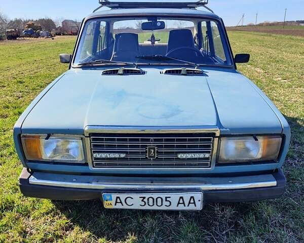 Синий ВАЗ 2107, объемом двигателя 1.5 л и пробегом 172 тыс. км за 600 $, фото 1 на Automoto.ua