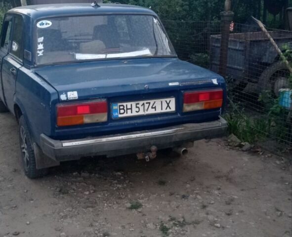 Синий ВАЗ 2107, объемом двигателя 1.45 л и пробегом 47 тыс. км за 1500 $, фото 1 на Automoto.ua