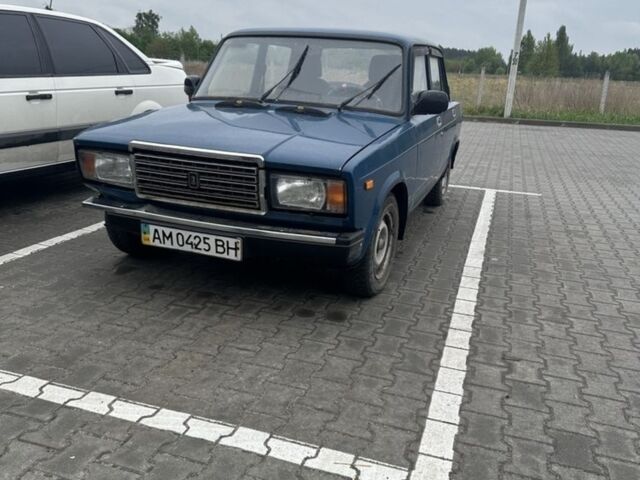 Синий ВАЗ 2107, объемом двигателя 1.5 л и пробегом 43 тыс. км за 593 $, фото 1 на Automoto.ua
