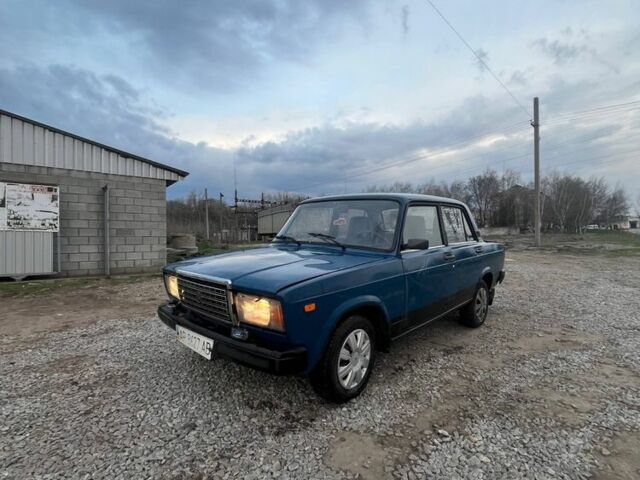 Синий ВАЗ 2107, объемом двигателя 1.5 л и пробегом 98 тыс. км за 452 $, фото 1 на Automoto.ua
