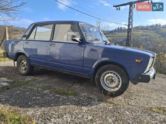 Синий ВАЗ 2107, объемом двигателя 1.5 л и пробегом 77 тыс. км за 1612 $, фото 1 на Automoto.ua