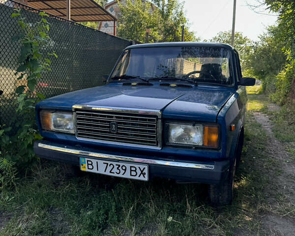 Синий ВАЗ 2107, объемом двигателя 1.45 л и пробегом 135 тыс. км за 1800 $, фото 1 на Automoto.ua
