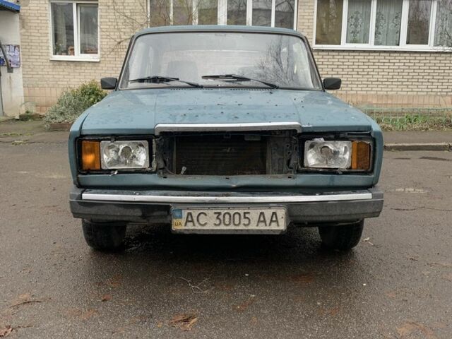 Синий ВАЗ 2107, объемом двигателя 1.5 л и пробегом 73 тыс. км за 550 $, фото 1 на Automoto.ua