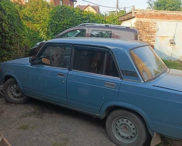 Синий ВАЗ 2107, объемом двигателя 1.5 л и пробегом 50 тыс. км за 1600 $, фото 1 на Automoto.ua