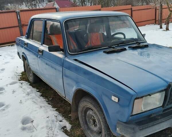 Синий ВАЗ 2107, объемом двигателя 1.5 л и пробегом 352 тыс. км за 348 $, фото 1 на Automoto.ua