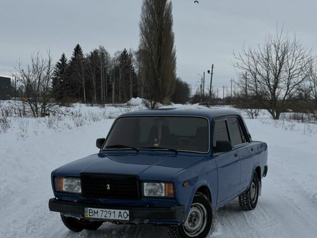 Синий ВАЗ 2107, объемом двигателя 1.5 л и пробегом 100 тыс. км за 1300 $, фото 1 на Automoto.ua
