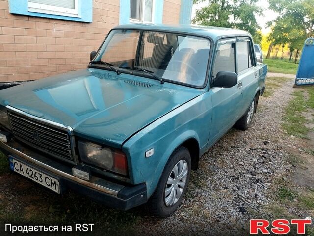Синий ВАЗ 2107, объемом двигателя 1.5 л и пробегом 100 тыс. км за 580 $, фото 1 на Automoto.ua