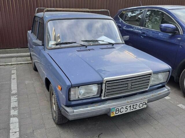Синий ВАЗ 2107, объемом двигателя 1.5 л и пробегом 116 тыс. км за 1100 $, фото 1 на Automoto.ua