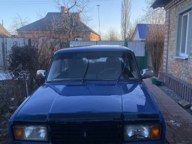 Синий ВАЗ 2107, объемом двигателя 1.5 л и пробегом 3 тыс. км за 544 $, фото 1 на Automoto.ua