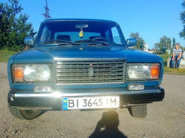 Синий ВАЗ 2107, объемом двигателя 1.5 л и пробегом 110 тыс. км за 1350 $, фото 1 на Automoto.ua