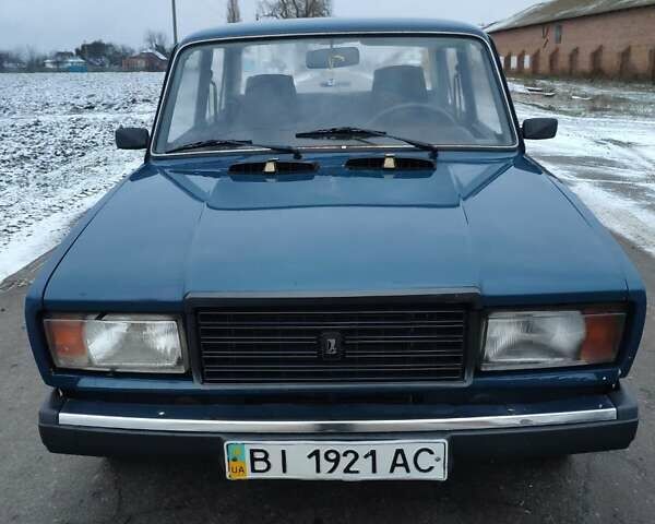 Синій ВАЗ 2107, об'ємом двигуна 1.45 л та пробігом 109 тис. км за 1400 $, фото 1 на Automoto.ua