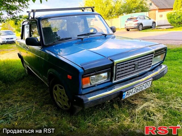 Синий ВАЗ 2107, объемом двигателя 1.5 л и пробегом 96 тыс. км за 850 $, фото 1 на Automoto.ua