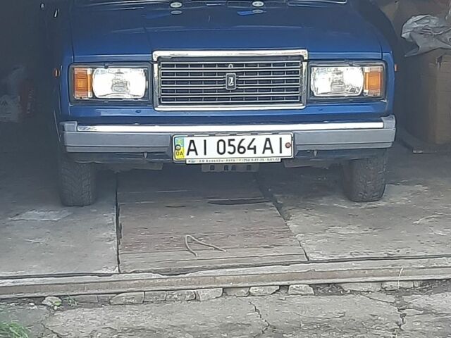 Синий ВАЗ 2107, объемом двигателя 1.5 л и пробегом 150 тыс. км за 1400 $, фото 1 на Automoto.ua