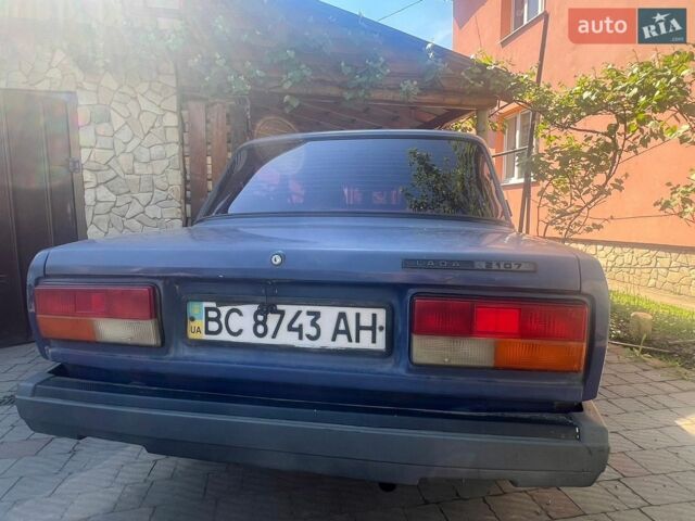 Синій ВАЗ 2107, об'ємом двигуна 1.5 л та пробігом 57 тис. км за 900 $, фото 1 на Automoto.ua