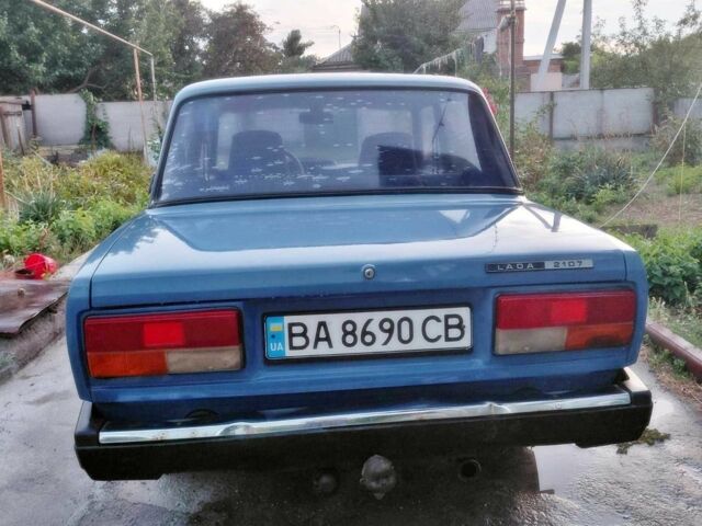 ВАЗ 2107 2005 в Кропивницком (Кировограде) на Automoto.ua Синий ВАЗ 2107, объемом двигателя 1.5 л и пробегом 122 тыс. км за 1300 $, фото 1 на Automoto.ua