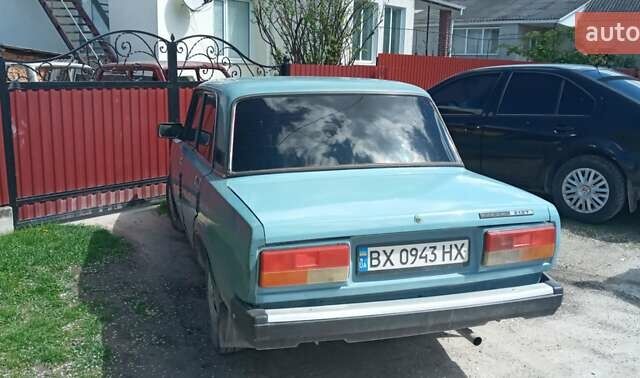 Синий ВАЗ 2107, объемом двигателя 1.45 л и пробегом 153 тыс. км за 1100 $, фото 1 на Automoto.ua