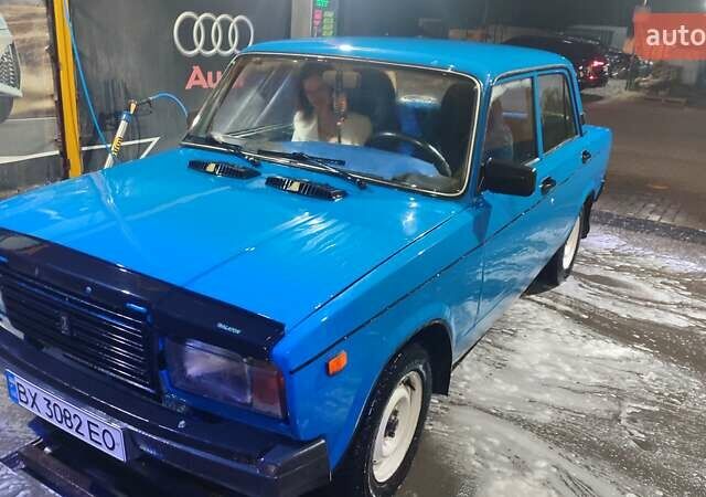 Синій ВАЗ 2107, об'ємом двигуна 1.5 л та пробігом 98 тис. км за 1177 $, фото 1 на Automoto.ua
