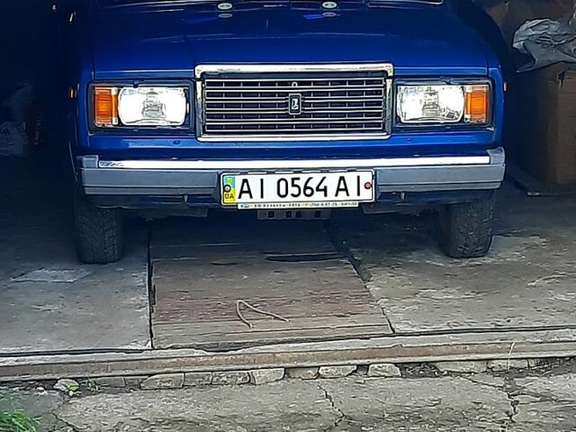 Синий ВАЗ 2107, объемом двигателя 1.5 л и пробегом 150 тыс. км за 1400 $, фото 1 на Automoto.ua