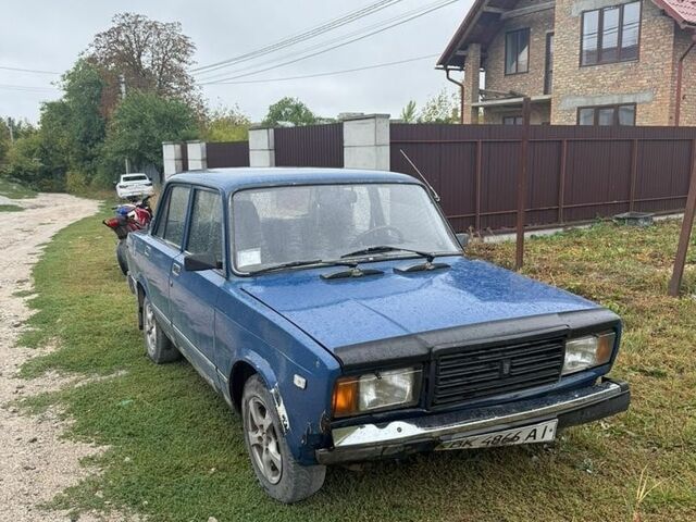 Синий ВАЗ 2107, объемом двигателя 1.5 л и пробегом 100 тыс. км за 300 $, фото 1 на Automoto.ua