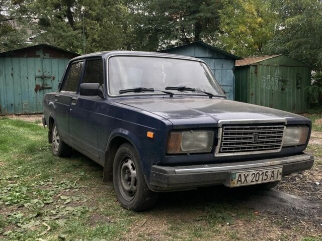 Синий ВАЗ 2107, объемом двигателя 1.5 л и пробегом 117 тыс. км за 1150 $, фото 1 на Automoto.ua