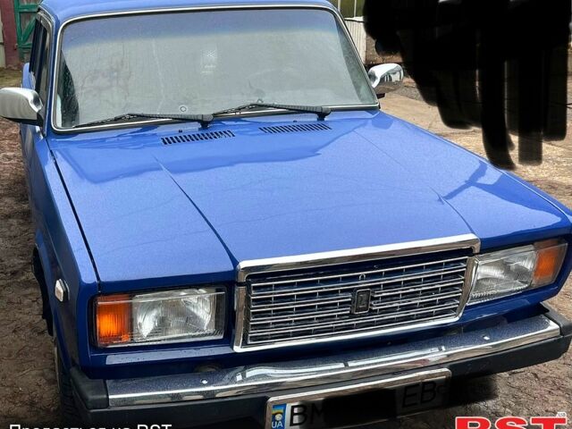 Синий ВАЗ 2107, объемом двигателя 1.5 л и пробегом 360 тыс. км за 1600 $, фото 1 на Automoto.ua