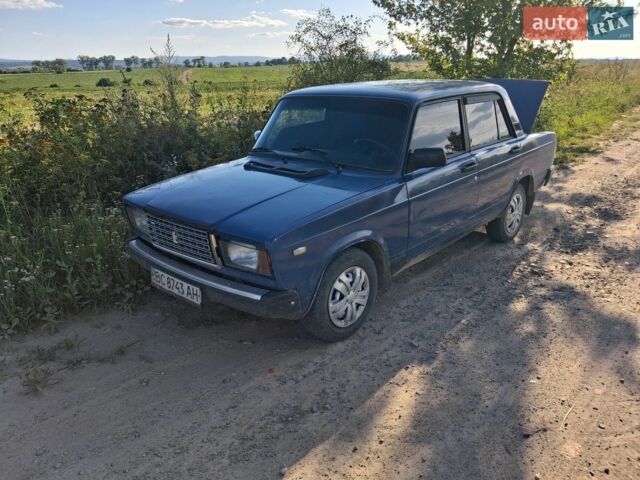 Синий ВАЗ 2107, объемом двигателя 1.5 л и пробегом 579 тыс. км за 1050 $, фото 1 на Automoto.ua