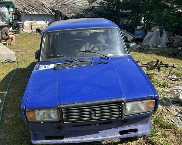 Синий ВАЗ 2107, объемом двигателя 6 л и пробегом 1 тыс. км за 700 $, фото 1 на Automoto.ua