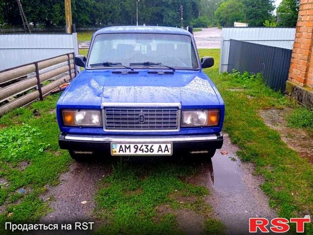 Синий ВАЗ 2107, объемом двигателя 1.5 л и пробегом 115 тыс. км за 650 $, фото 1 на Automoto.ua