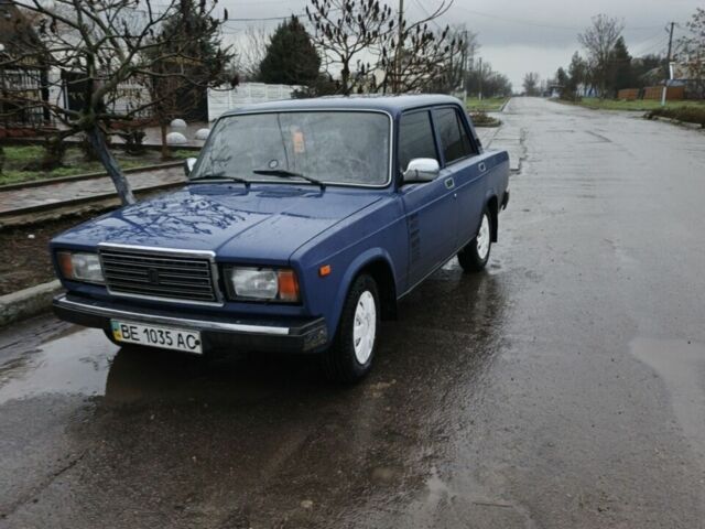 Синий ВАЗ 2107, объемом двигателя 1.5 л и пробегом 50 тыс. км за 1100 $, фото 1 на Automoto.ua