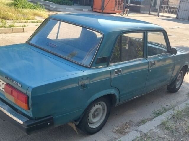 Синий ВАЗ 2107, объемом двигателя 1 л и пробегом 100 тыс. км за 1442 $, фото 1 на Automoto.ua