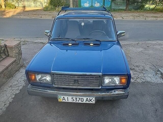 Синий ВАЗ 2107, объемом двигателя 1 л и пробегом 87 тыс. км за 1009 $, фото 1 на Automoto.ua