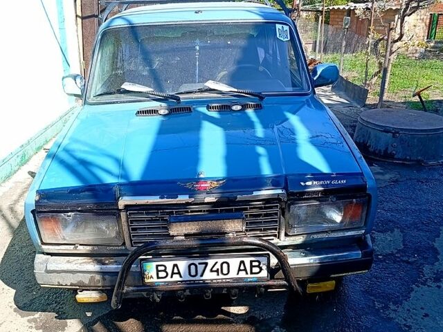 Синий ВАЗ 2107, объемом двигателя 1.5 л и пробегом 95 тыс. км за 700 $, фото 1 на Automoto.ua