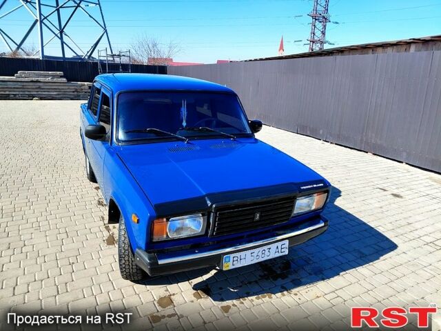 Синий ВАЗ 2107, объемом двигателя 1.5 л и пробегом 102 тыс. км за 950 $, фото 1 на Automoto.ua