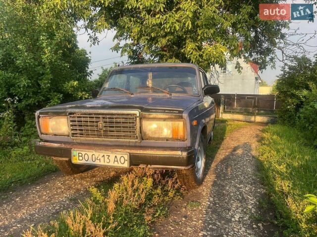 Синий ВАЗ 2107, объемом двигателя 1.45 л и пробегом 70 тыс. км за 449 $, фото 1 на Automoto.ua