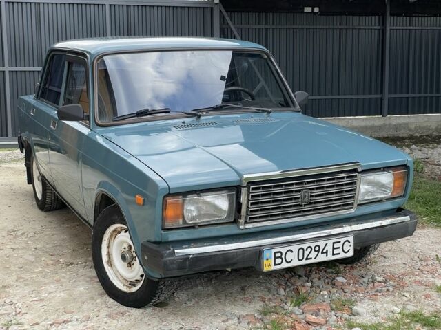 Синий ВАЗ 2107, объемом двигателя 1.5 л и пробегом 51 тыс. км за 860 $, фото 1 на Automoto.ua