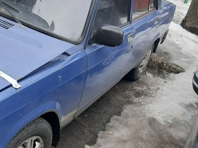 Синий ВАЗ 2107, объемом двигателя 1.5 л и пробегом 96 тыс. км за 600 $, фото 1 на Automoto.ua