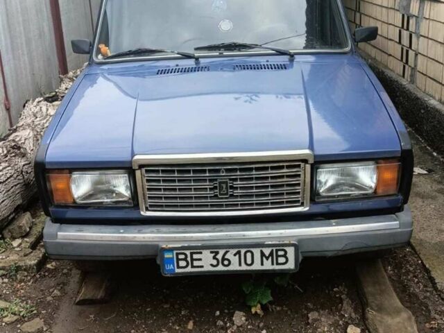Синий ВАЗ 2107, объемом двигателя 1.5 л и пробегом 100 тыс. км за 1800 $, фото 1 на Automoto.ua