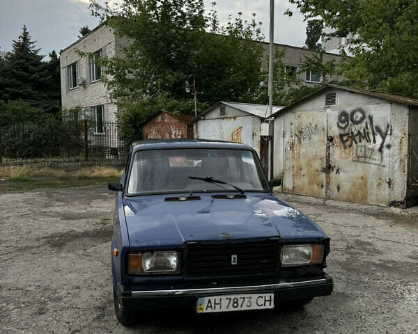 Синий ВАЗ 2107, объемом двигателя 1.45 л и пробегом 82 тыс. км за 673 $, фото 1 на Automoto.ua