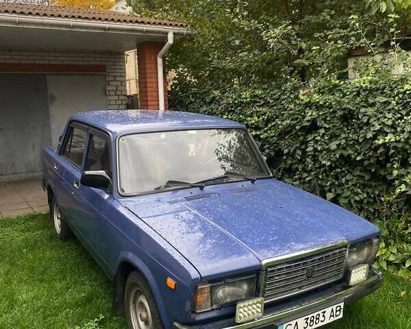 Синий ВАЗ 2107, объемом двигателя 1.5 л и пробегом 60 тыс. км за 1800 $, фото 1 на Automoto.ua
