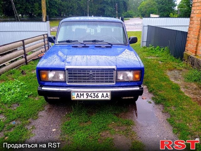 Синій ВАЗ 2107, об'ємом двигуна 1.5 л та пробігом 114 тис. км за 1000 $, фото 1 на Automoto.ua